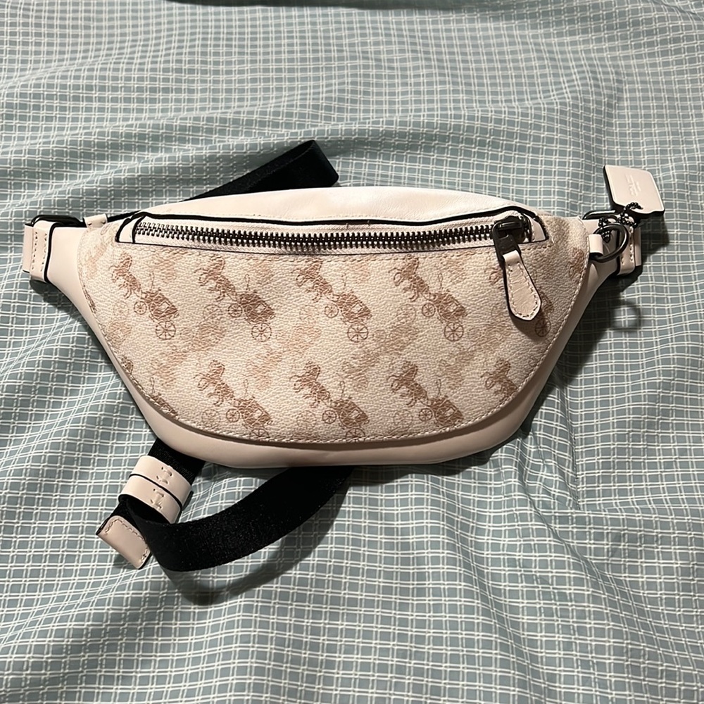 White coach bag